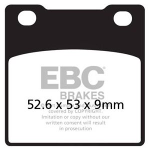 EBC FA - Plaquettes de Frein Organiques - FA063