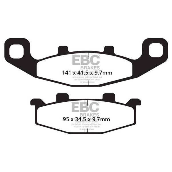 EBC FA - Plaquettes de Frein Organiques - FA129