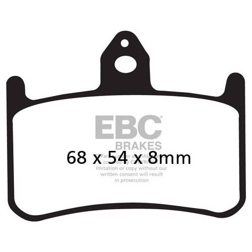 EBC FA - Plaquettes de Frein Organiques - FA187