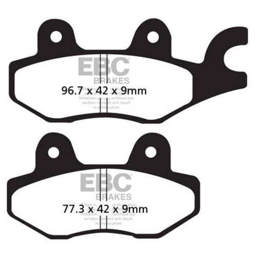 EBC FA Organic Brake Pads - FA197