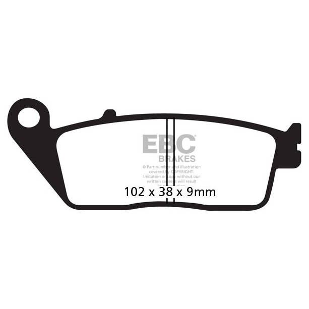 EBC FA Organic Brake Pads - FA226