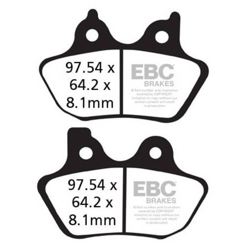 EBC FA Organic Brake Pads - FA400