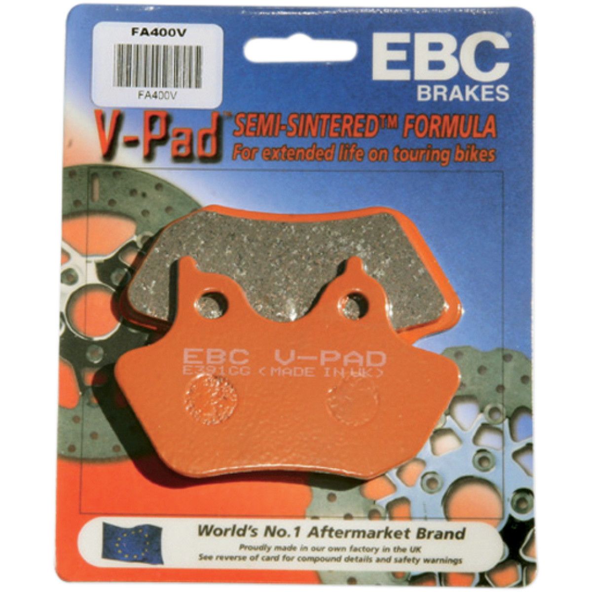 EBC V Semi-Sintered Brake Pads - FA231/2V